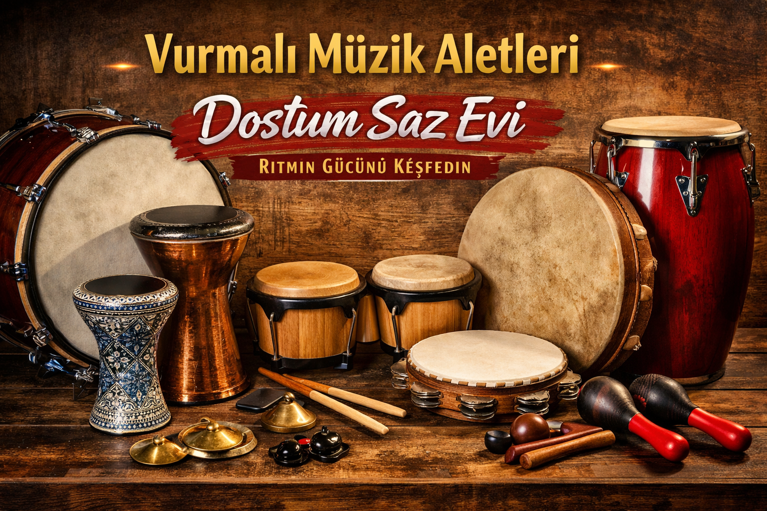 Vurmalı Müzik Aletleri Dostum Saz Evi ile Ritmi Keşfedin